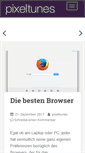 Mobile Screenshot of pixeltunes.de